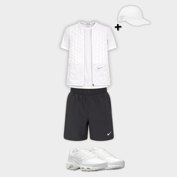 Outfit Therma Fit Blanc + Casquette Offerte