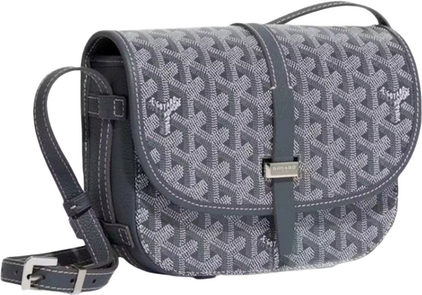Sac Belvédère vintage leather grey