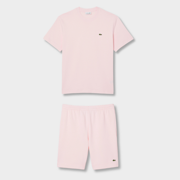 Ensemble short/t-shirt Lac*ste Rose
