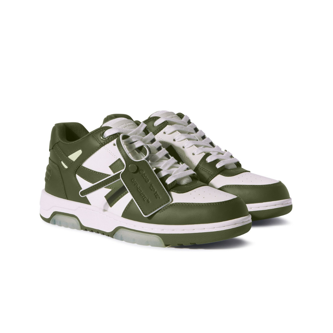 Off White Olive Green