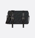 Sac Messenger à rabat Dior Hit The Road Noir