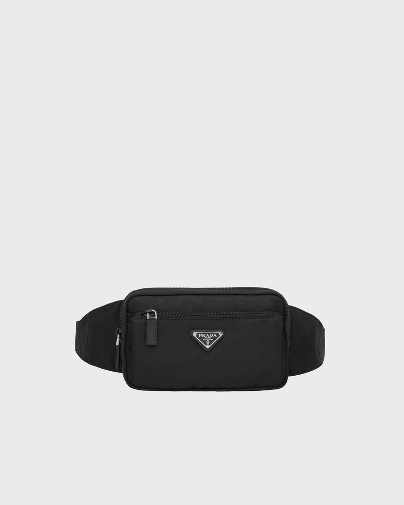 Sac banane en Re-Nylon et cuir Saffiano