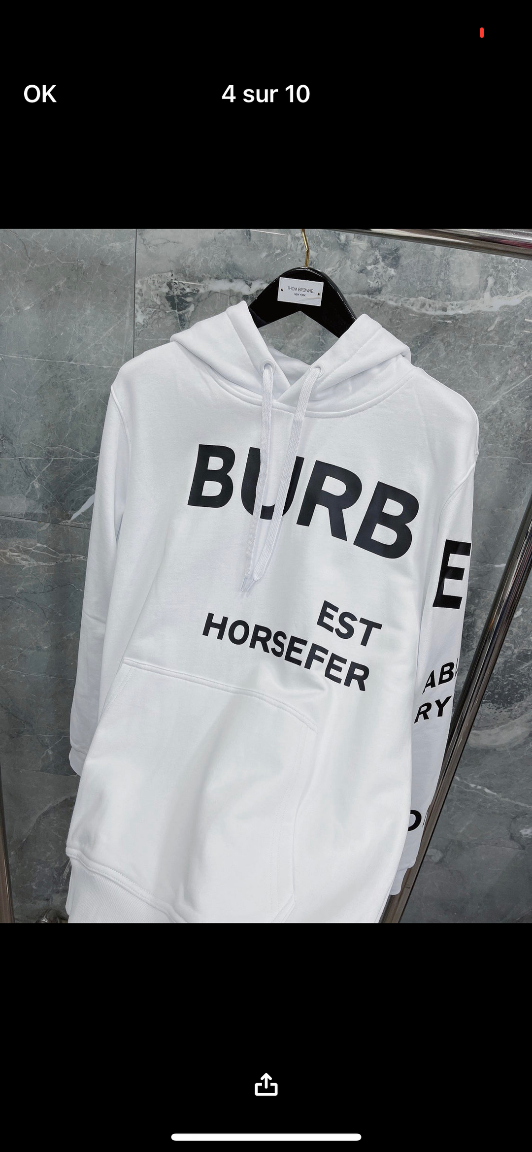 Sweat brb blanc