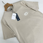 T-shirt Cd Charm, coupe relax Jersey de coton beige