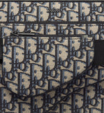 Triple Pouch Saddle Noir et Beige