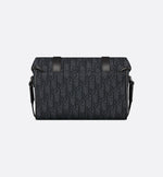 Sac Messenger à rabat Dior Hit The Road Noir