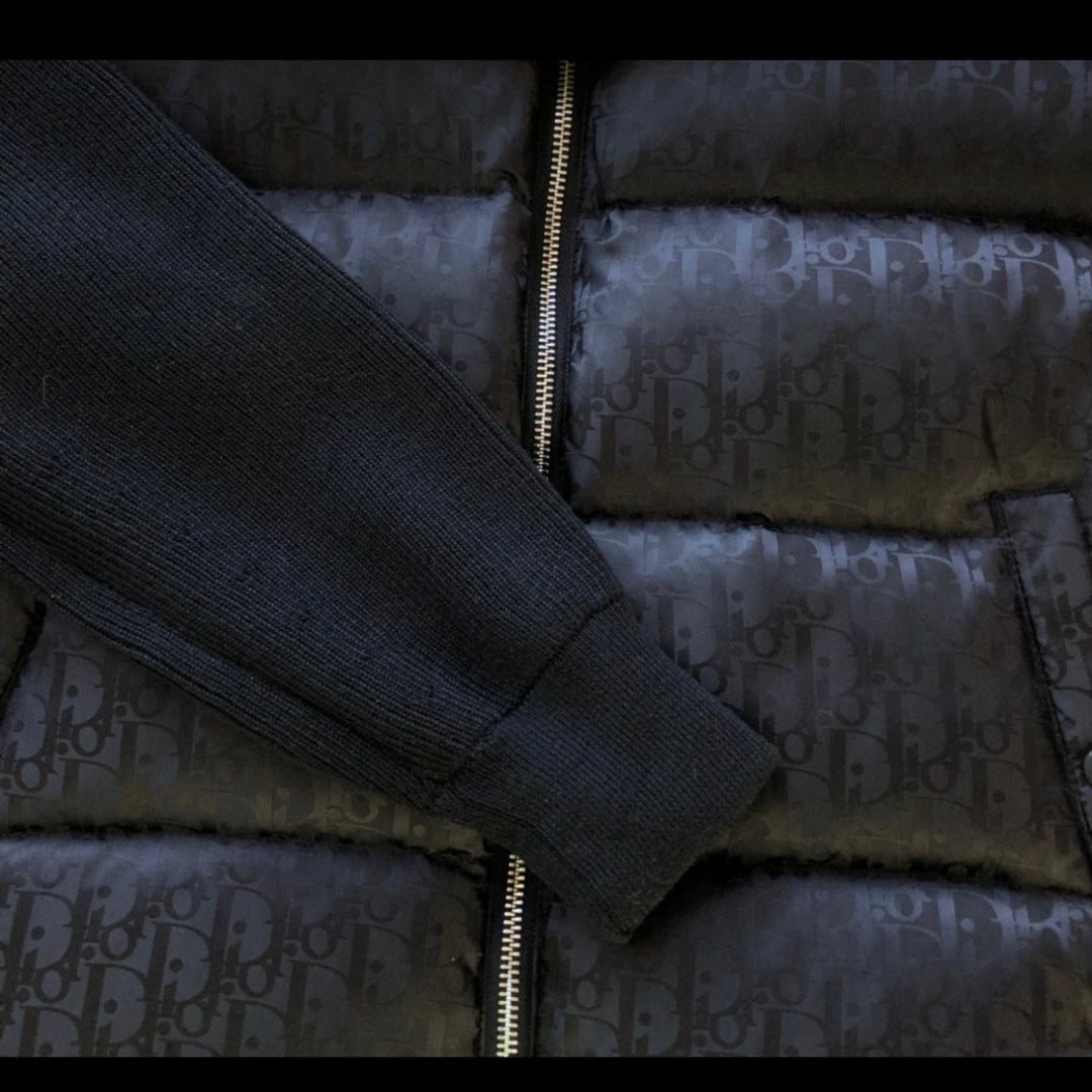 Veste Cd en maille noir facture