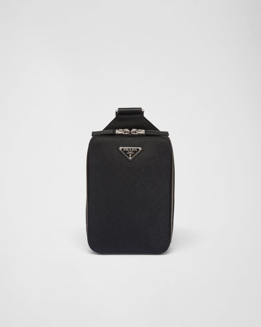 Sac Prada Brique en cuir Saffiano