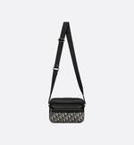 Sac Messenger zippé Rider 2.0 Noir et Beige
