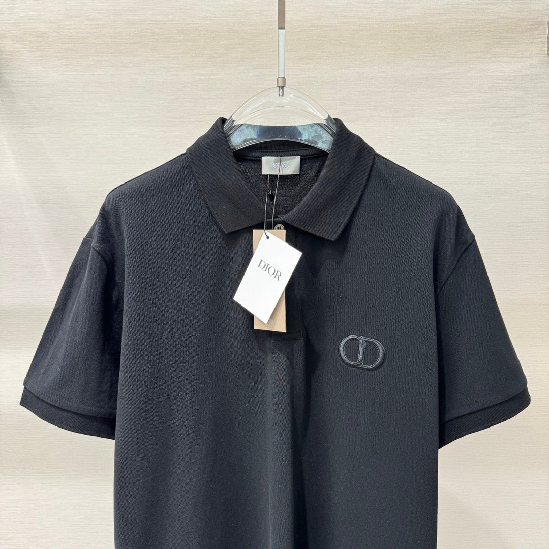 Polo CD Icon, coupe relax Jersey de coton noir