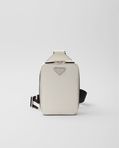 Sac Prada Brique en cuir Saffiano
