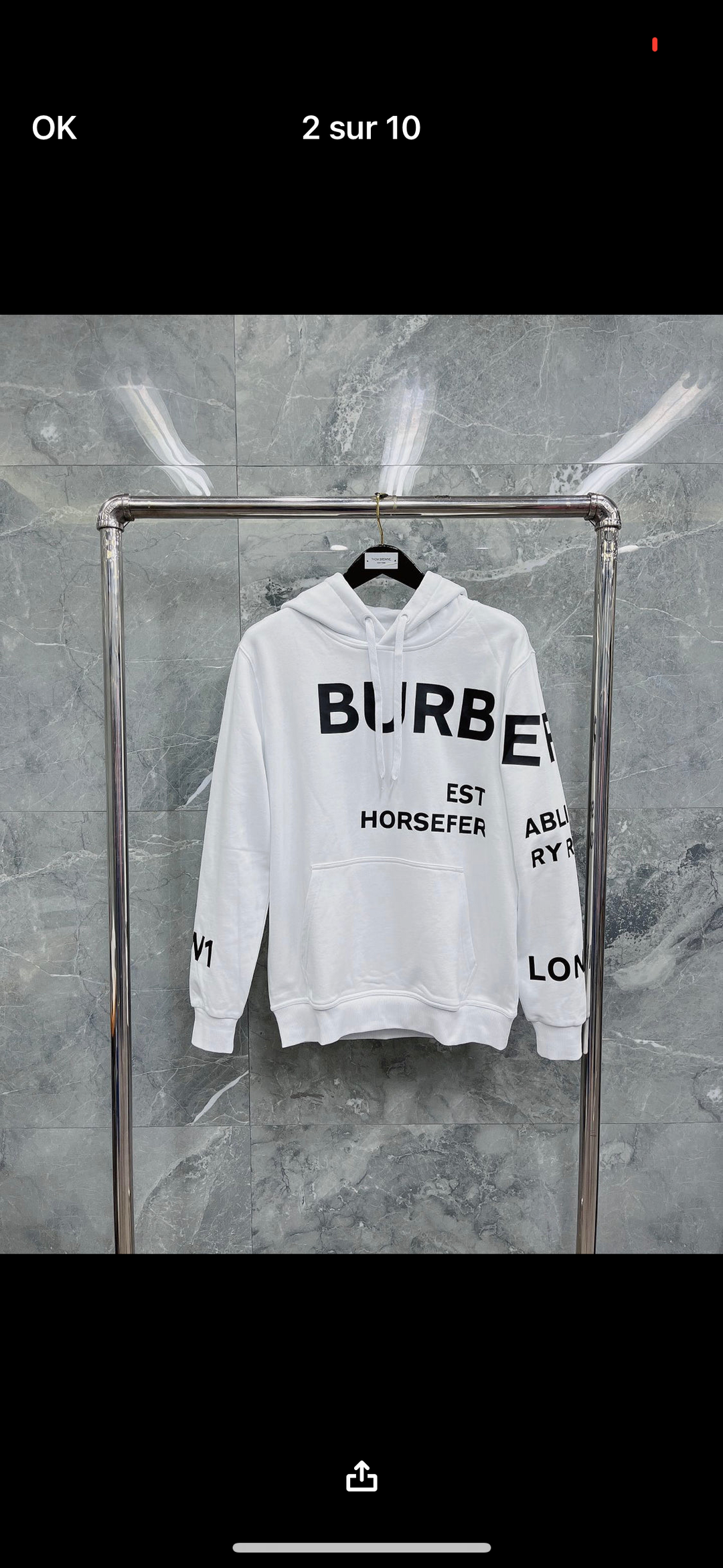 Sweat brb blanc