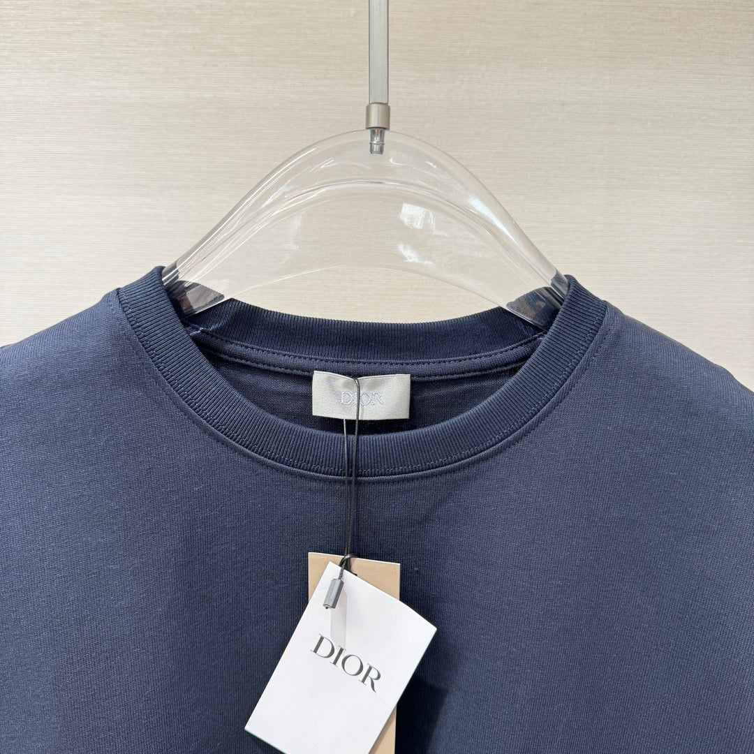 T-shirt CD Icon, coupe relax Jersey de coton noir