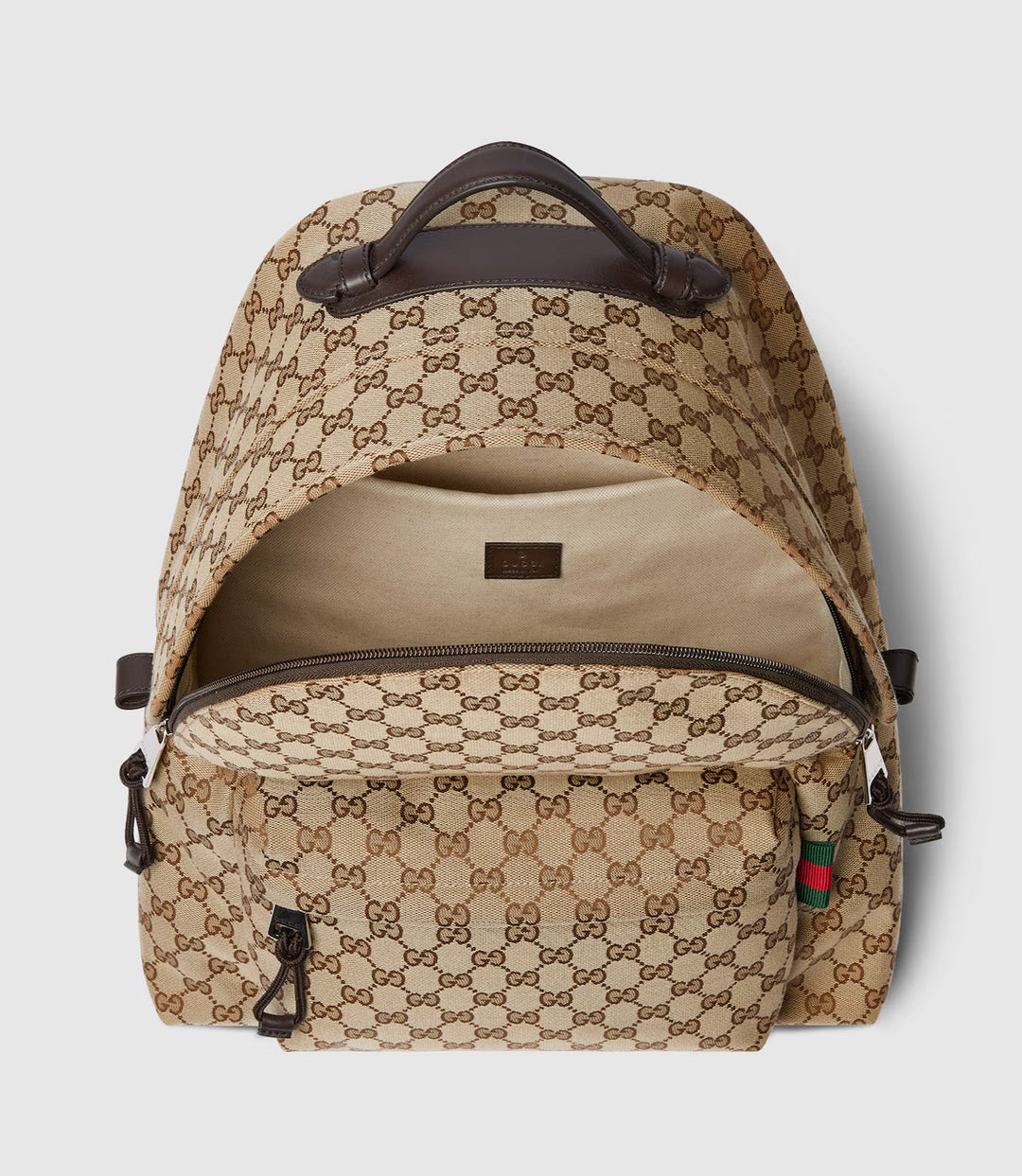 Sac à dos en toile GG moyen format