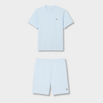 Ensemble short/t-shirt Lac*ste Bleu pâle
