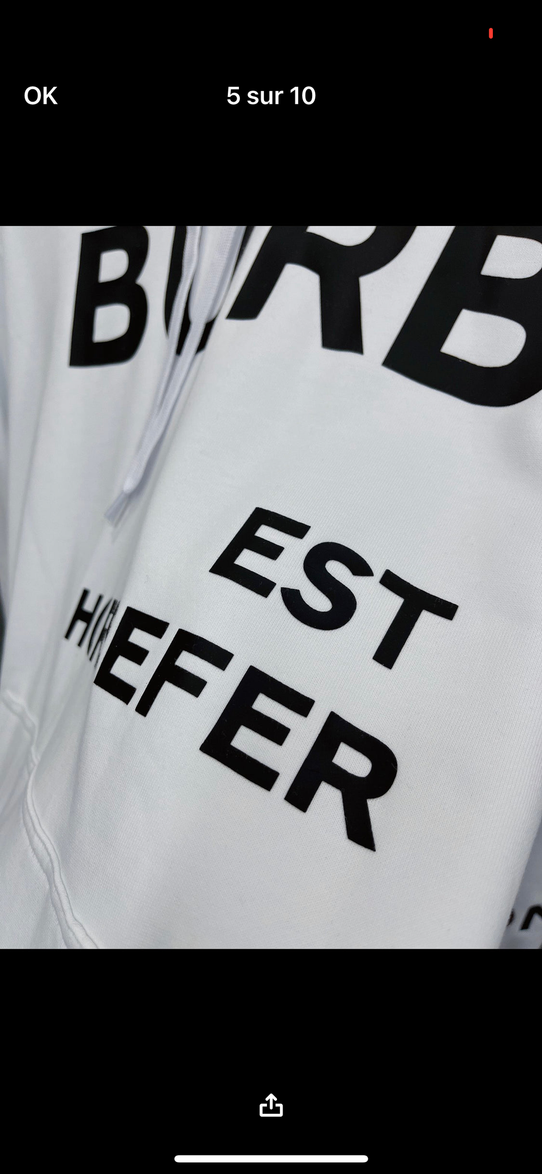 Sweat brb blanc