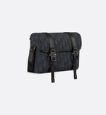 Sac Messenger à rabat Dior Hit The Road Noir
