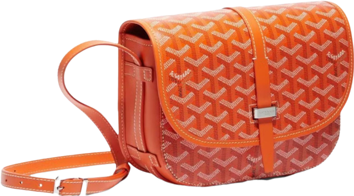 Sac Belvédère  orange  leather