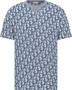 T-shirt cd Oblique, coupe relax bleu