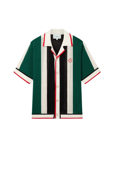 CHEMISE RAYÉE VERT BLANC
