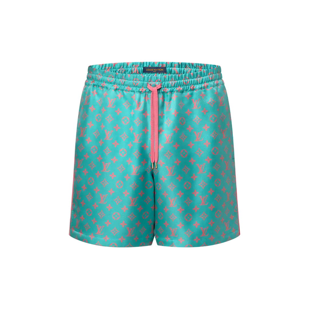 Ensemble LV monogramme bleu rose
