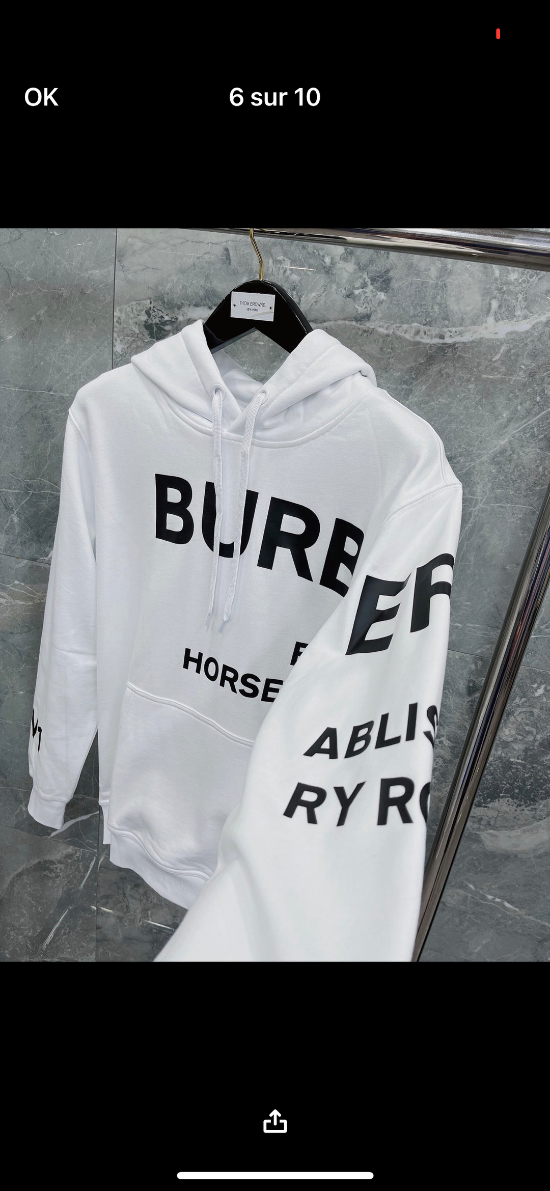 Sweat brb blanc