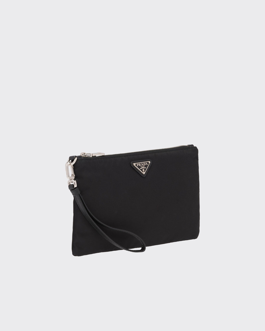 Pochette en Re-Nylon et cuir Saffiano