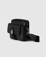 Sac à bandoulière avec bande Web petit format