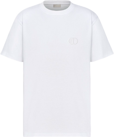 T-shirt CD Icon, coupe relax blanc