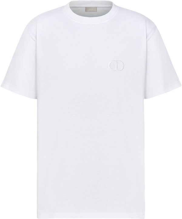 T-shirt CD Icon, coupe relax blanc
