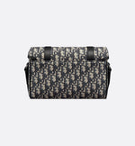 Sac Messenger à rabat Dior Hit The Road Noir et Beige