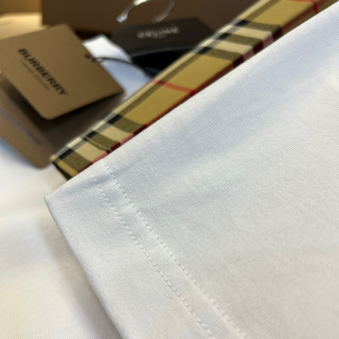 T shirt Brb white brown