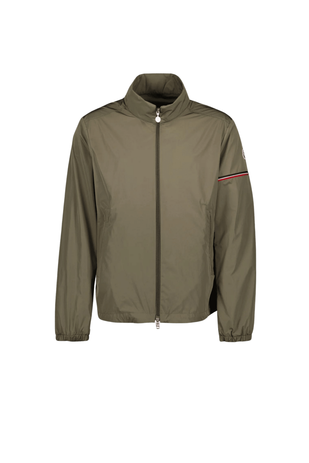 Coupe vent ruinette kaki bande manches Moncler