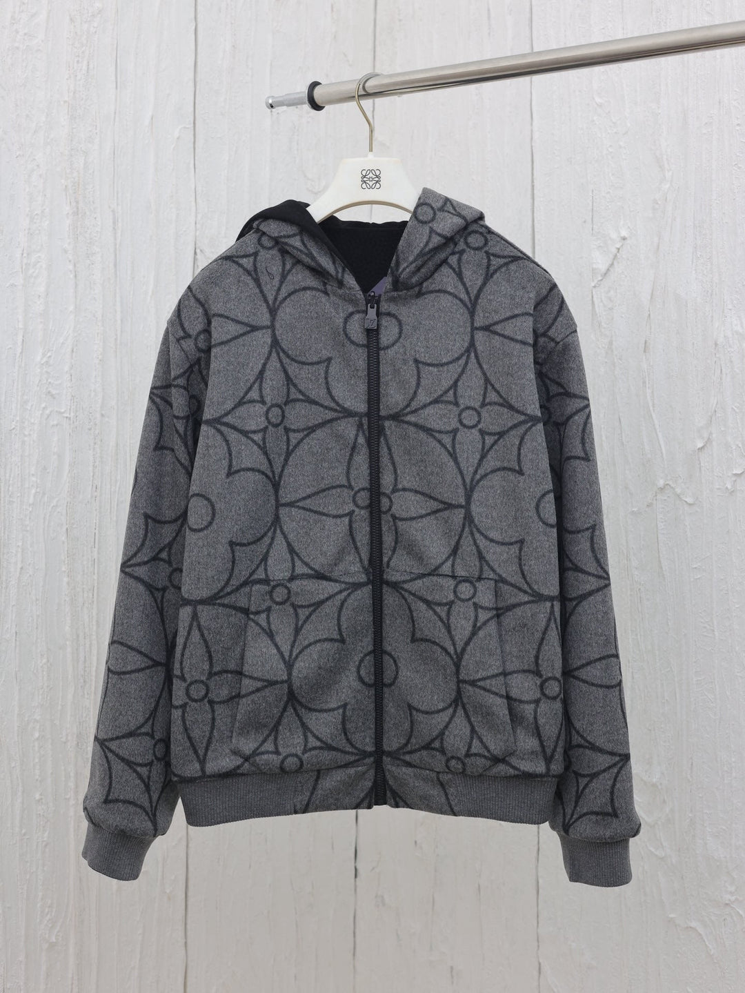 Blouson capuche réversible Lv