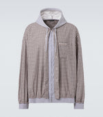 Veste en coton à carreaux