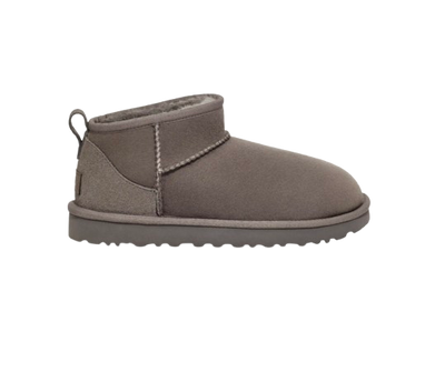 UGG Femme Botte Classic Ultra Mini Gris