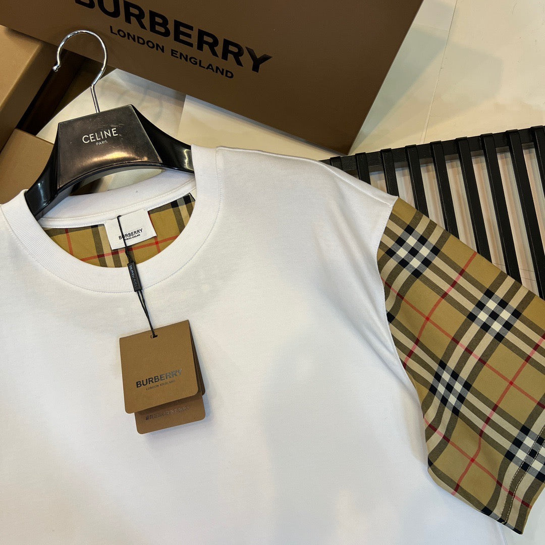 T shirt Brb white brown