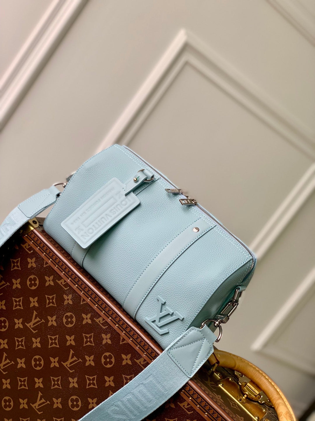Sac keepall city bleu glacier 10/10