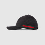 CASQUETTE DE BASE-BALL AVEC DÉTAIL BANDE WEB Noir