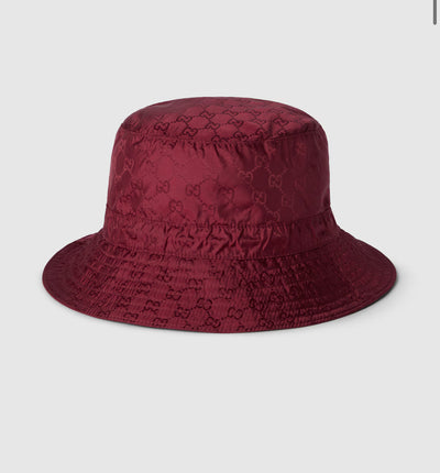 Chapeau bob réversible en nylon GG