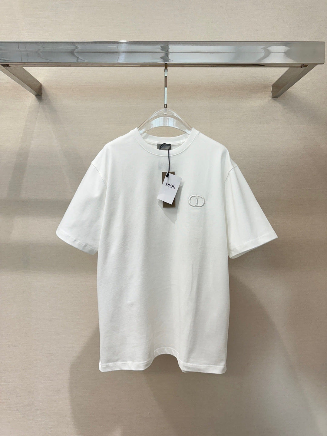 T-shirt CD Icon, coupe relax blanc