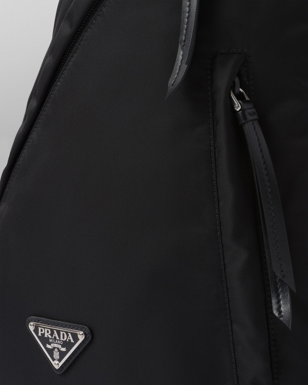 Sac à dos en Re-Nylon et cuir