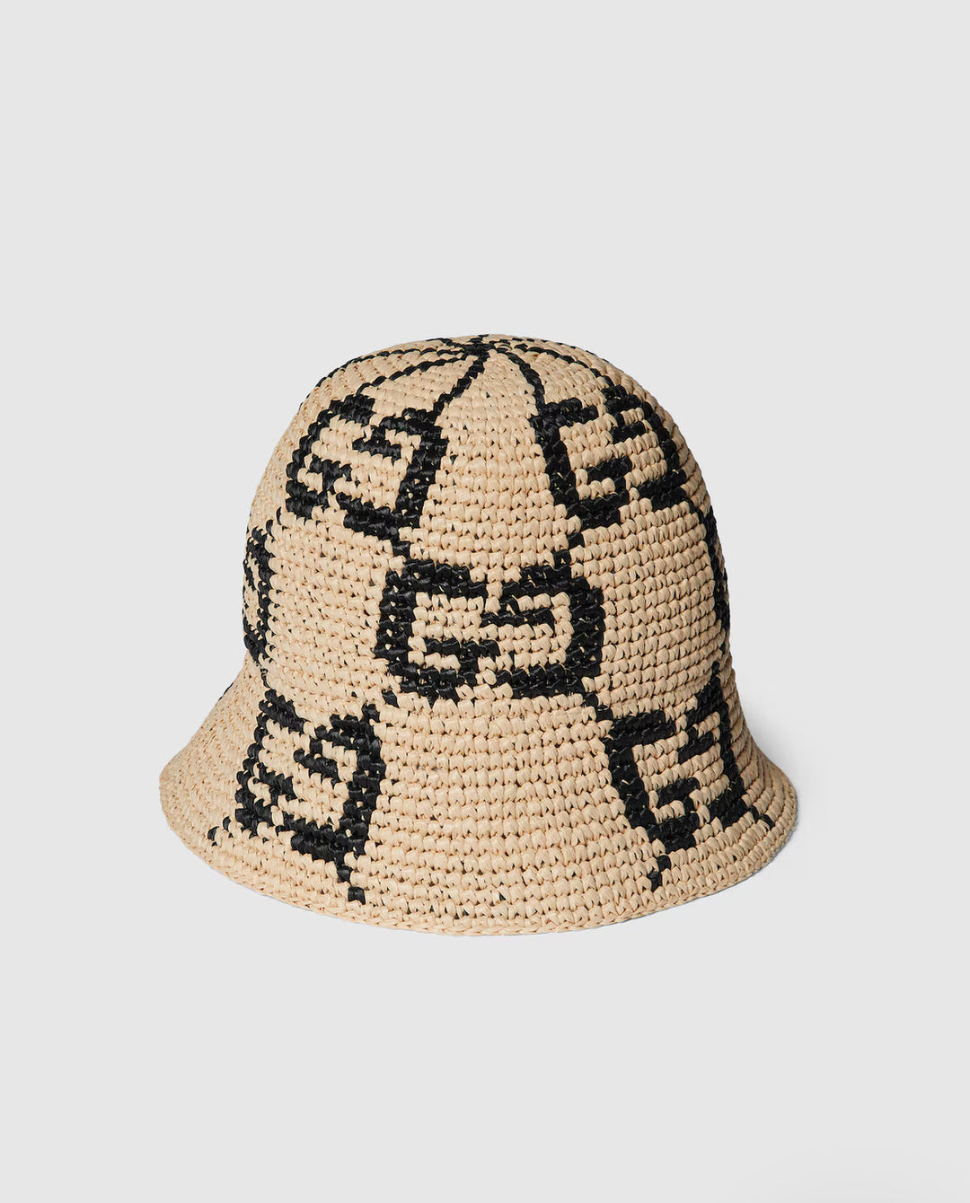 Chapeau cloche en paille GG