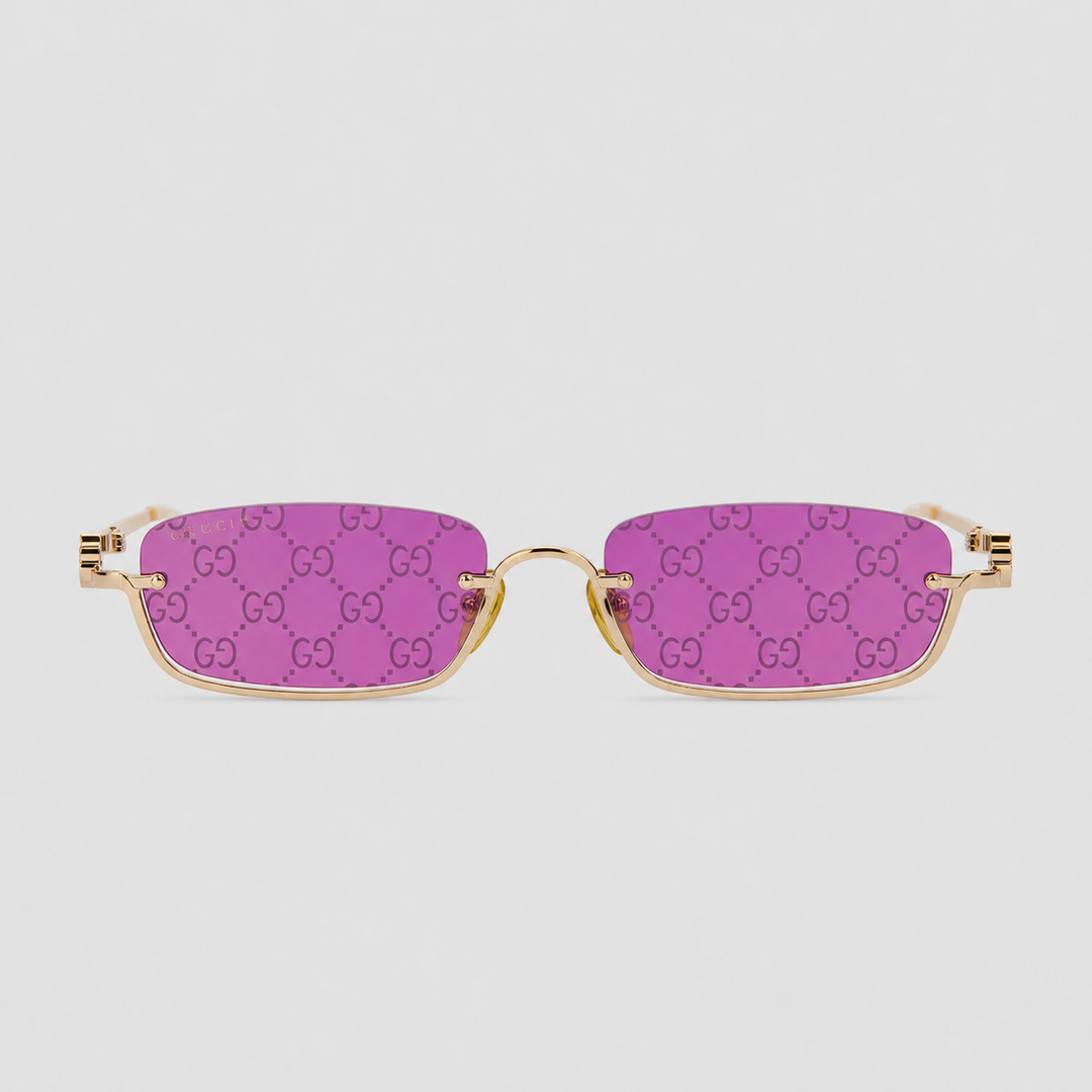 Lunettes de soleil rectangulaires