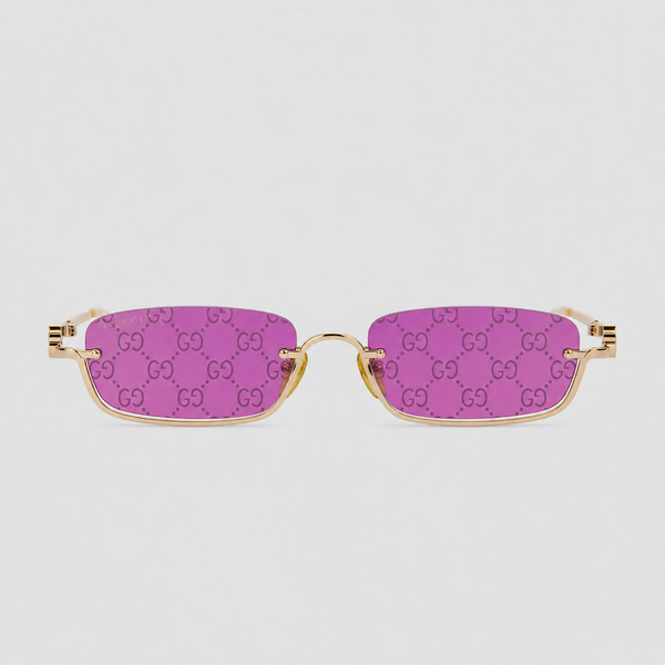 Lunettes de soleil rectangulaires