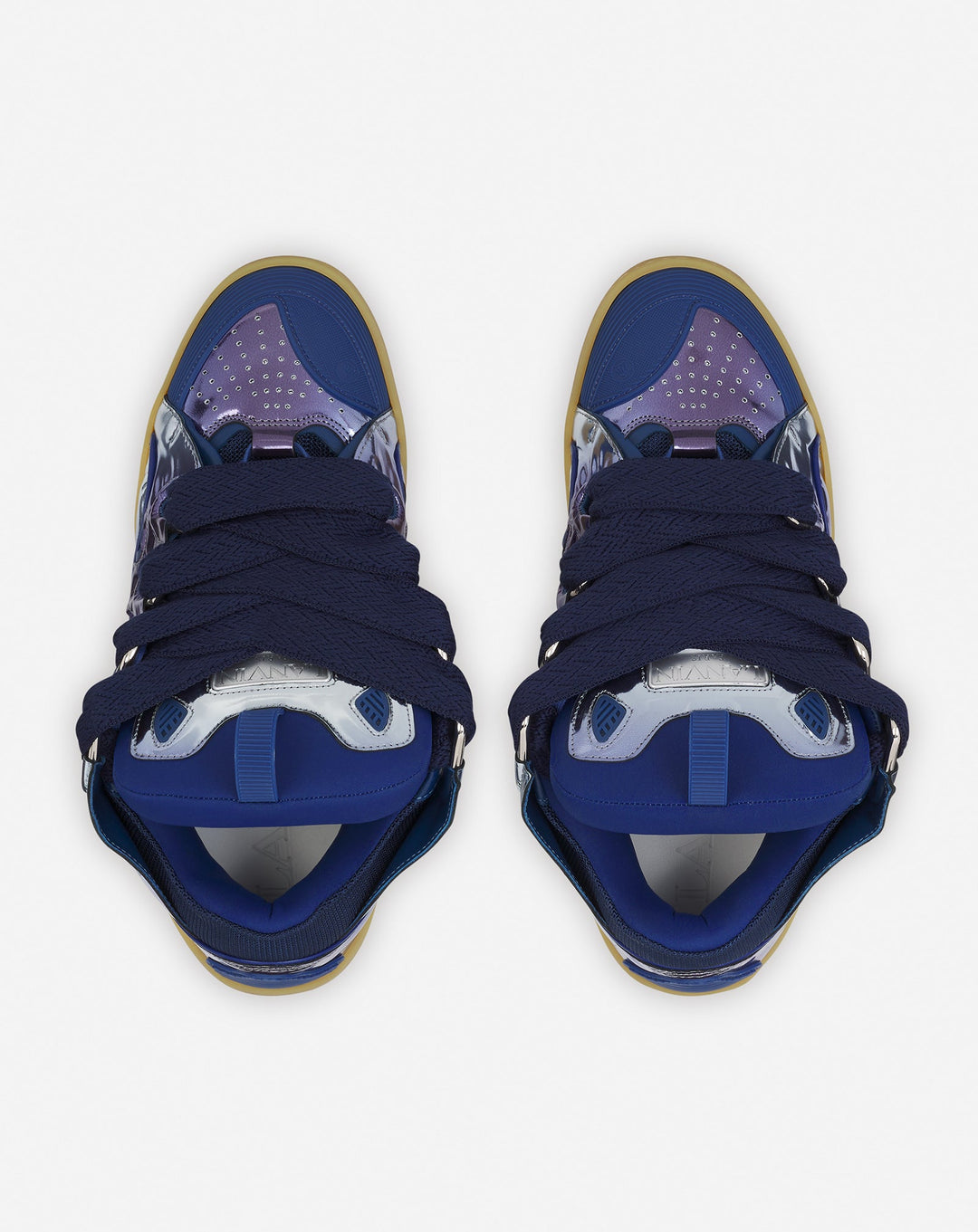 LANVIN METALLIC CORNFLOWER