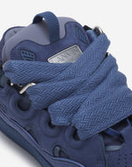 LANVIN LEATHER CURB BLEU MARINE
