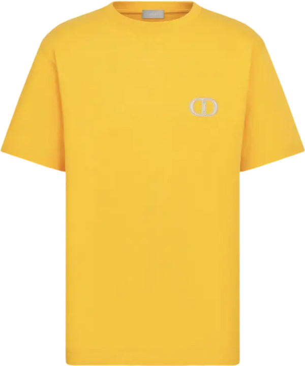T-shirt CD Icon, coupe relax jaune