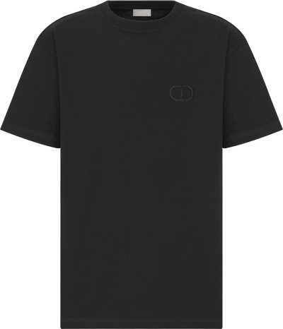 T-shirt CD Icon, coupe relax Jersey de coton noir
