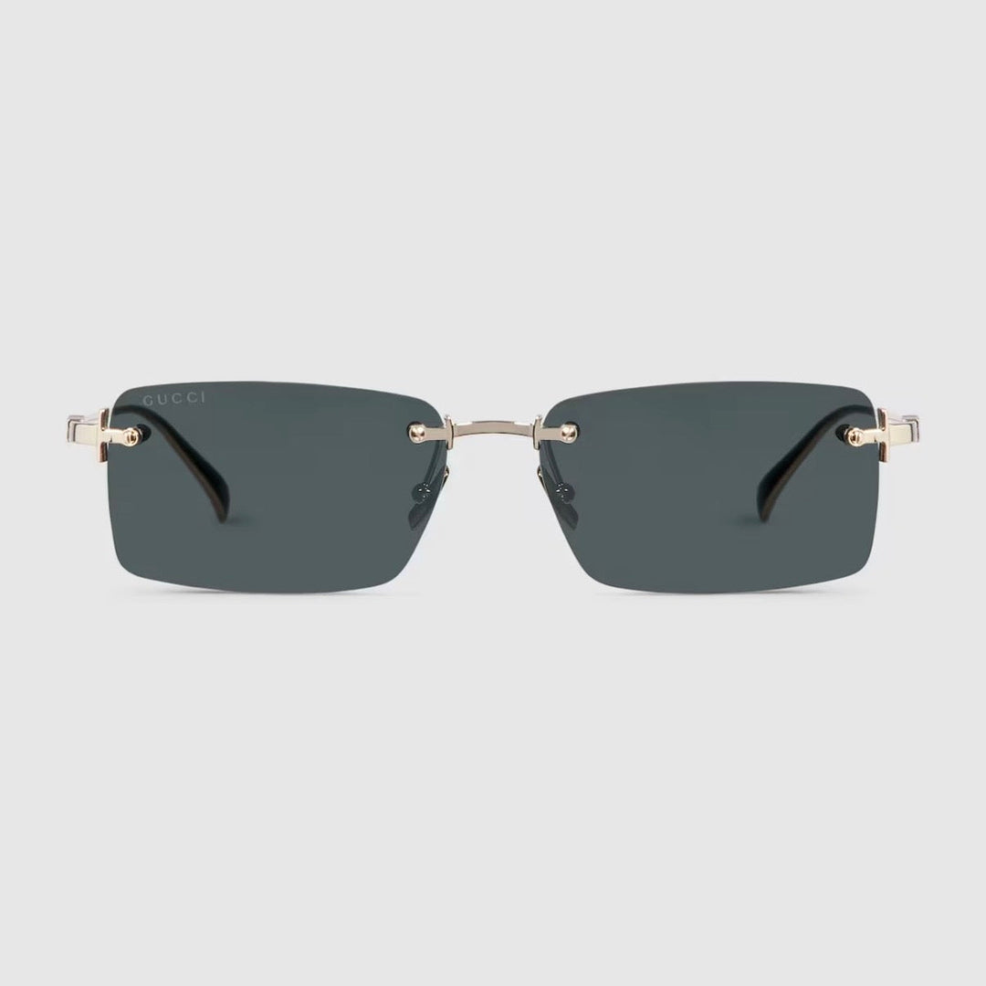 Lunettes de soleil rectangulaires